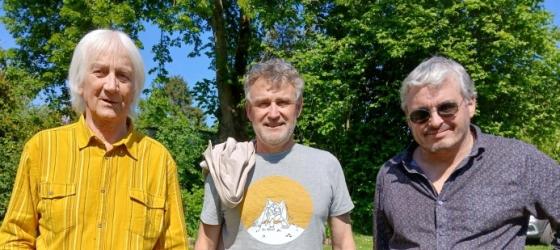 François Louange, Frédéric Courtade, & Antoine Cousyn au siège de la société « François Louange consultant® le 29 Avril 2025